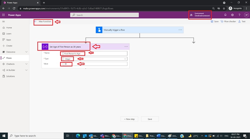 Usage of Max Function in Power Automate